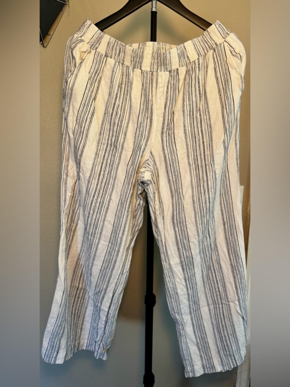 Briggs Striped Linen Blend Pants – Size Large
